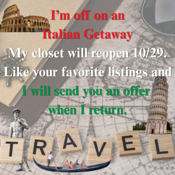 CLOSET IS CLOSED UNTIL 10/29.  LIKE YOUR FAVORITES FOR AN OFFER WHEN I RETURN - Picture 1 of 12